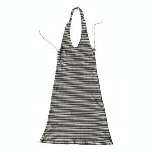 American Eagle Striped Halter Dress - size small